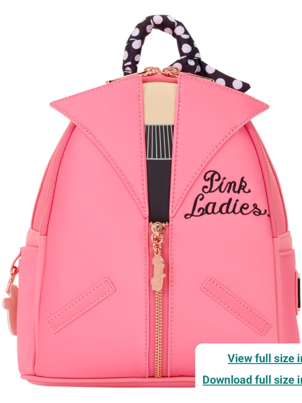 Loungefly Grease Exclusive Pink Ladies Cosplay Mini Backpack